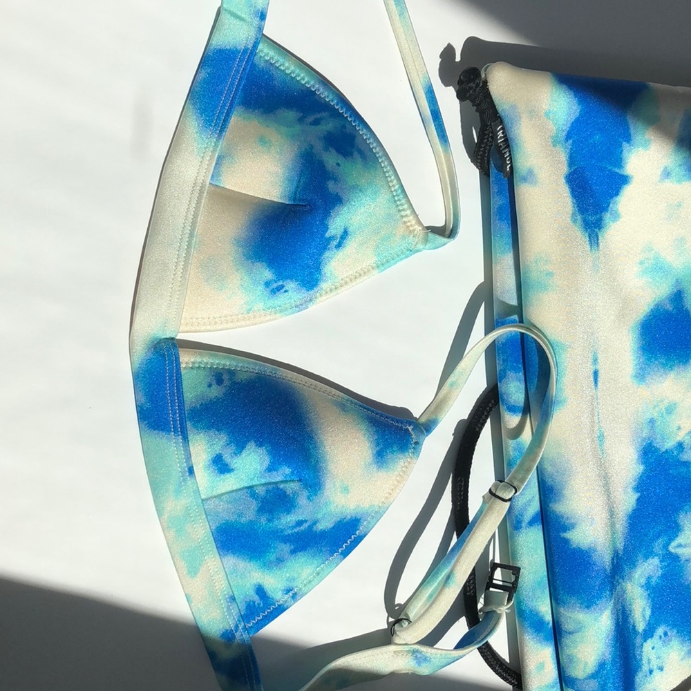 TRIANGL BIKINI- BIBI MARE Tie-Dye w/ bag